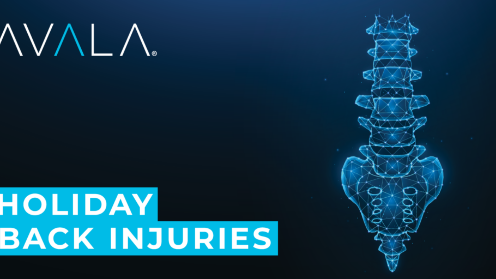 Holiday Back Injuries Banner